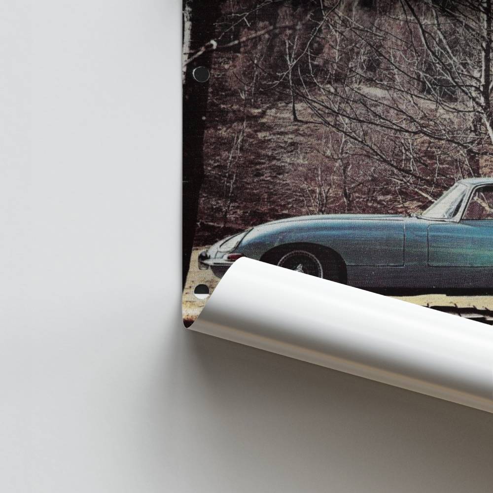 Vintages Jaguar Escape Poster