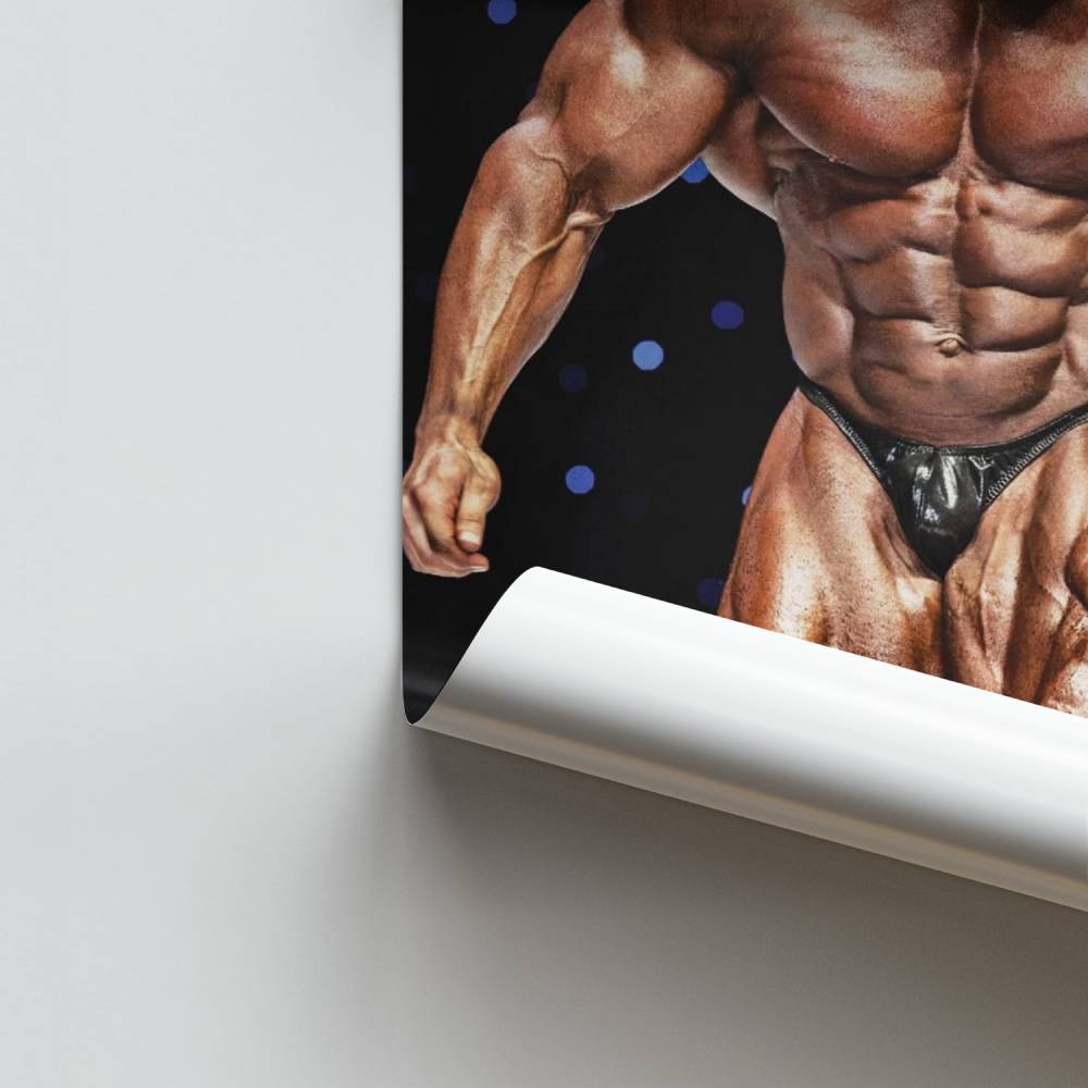 Poster Sportler Bodybuilding