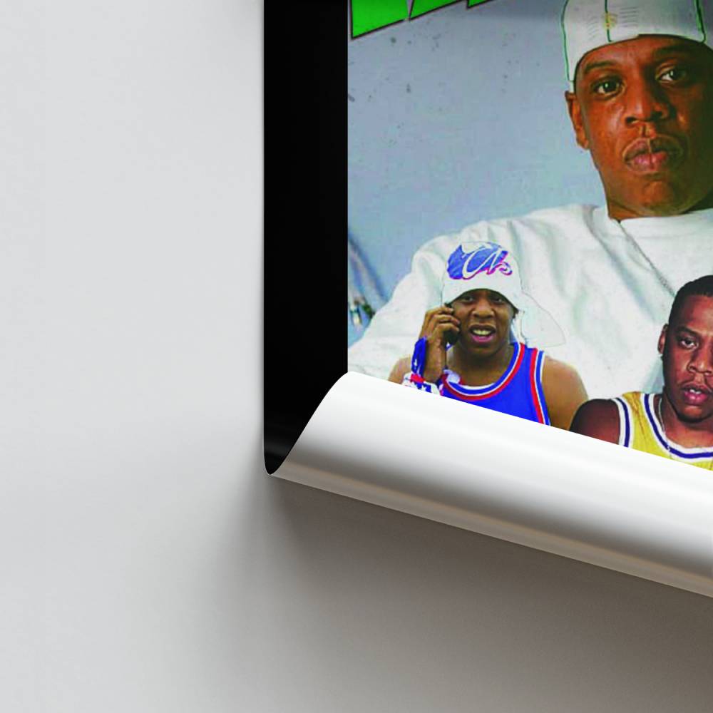 Ikonisches Hiphop-Poster