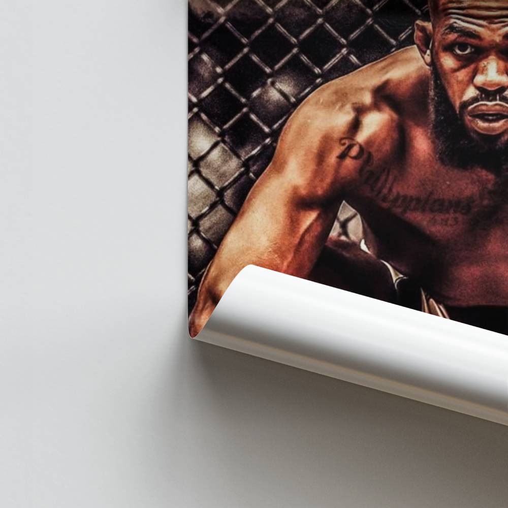 Poster Jon Jones Kampf