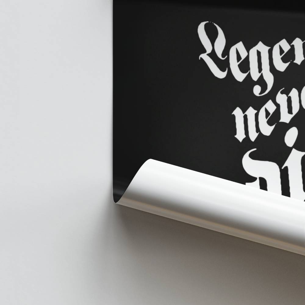 Poster Legenden sterben nie