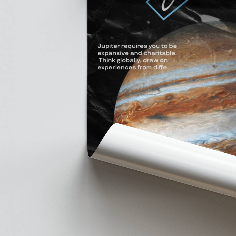 Jupiter Visionäres Poster