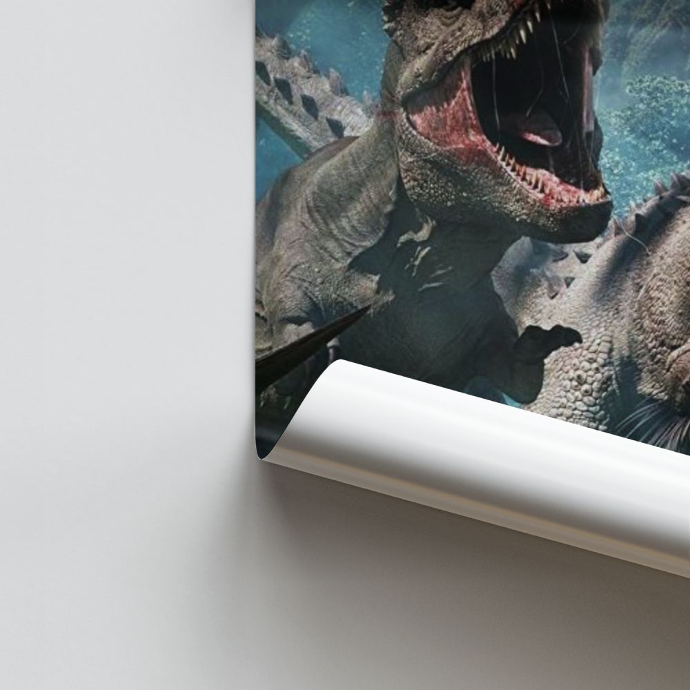 Poster Jurassic Park Dinosaurier