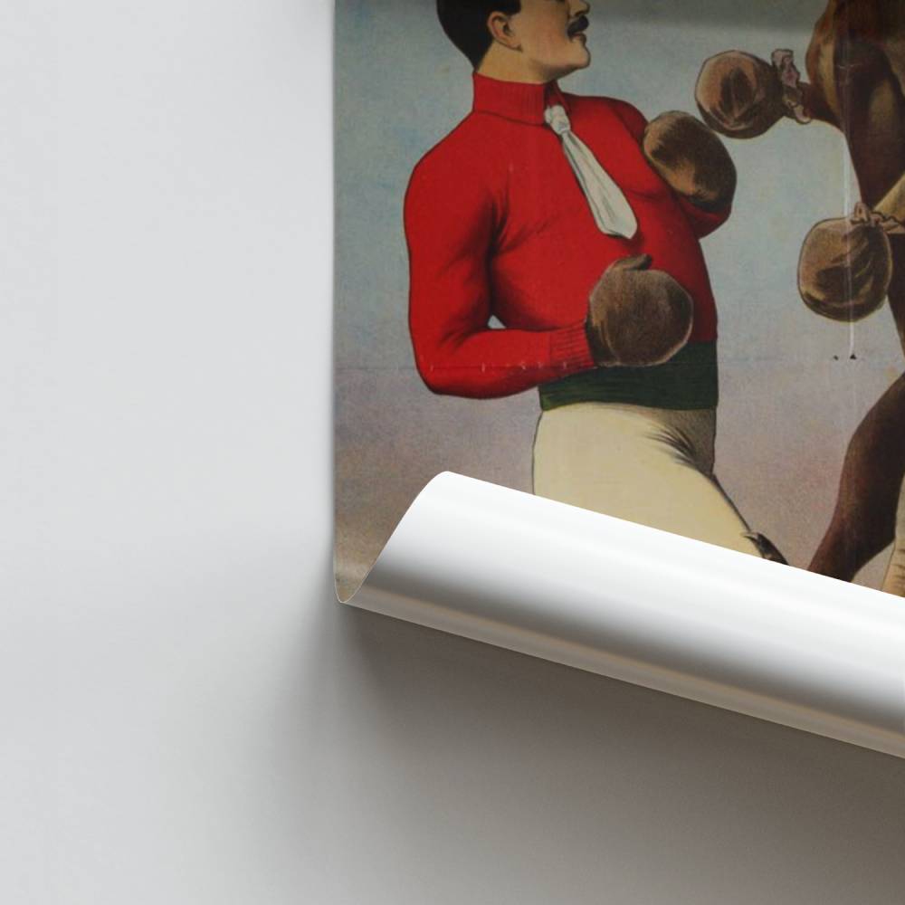 Poster Duell mit Känguru