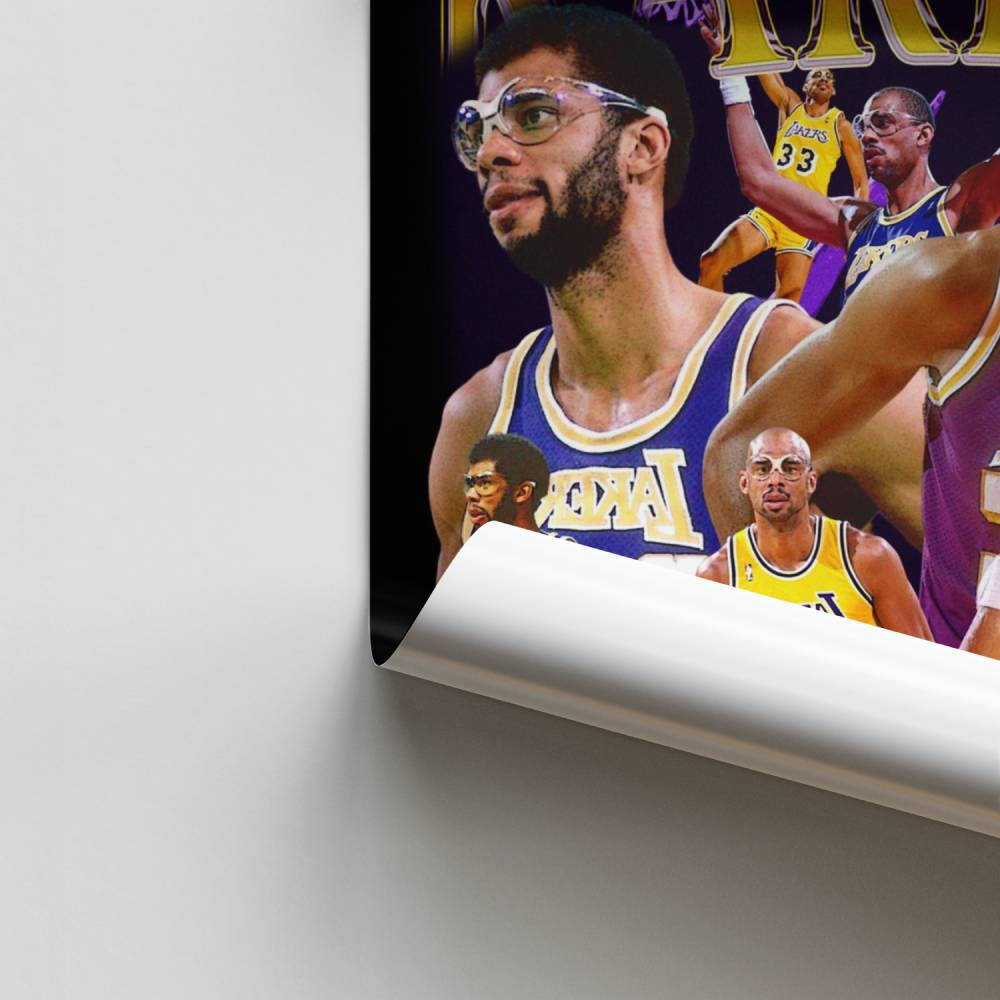 Poster Kareem Lakers Legende