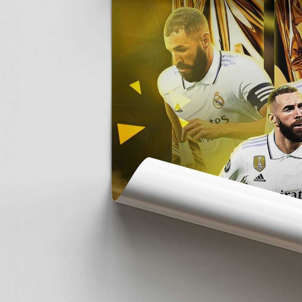 Poster Benzema Gold Edition