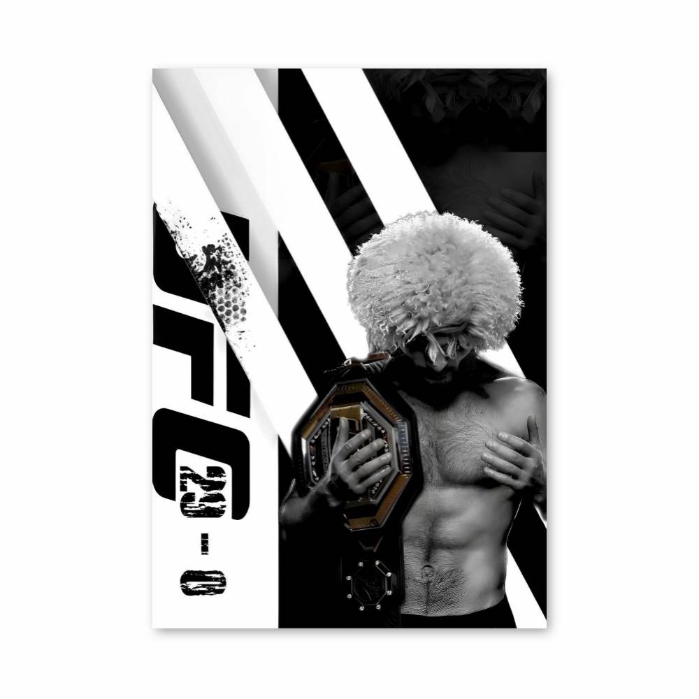 Poster Guerrier Invaincu