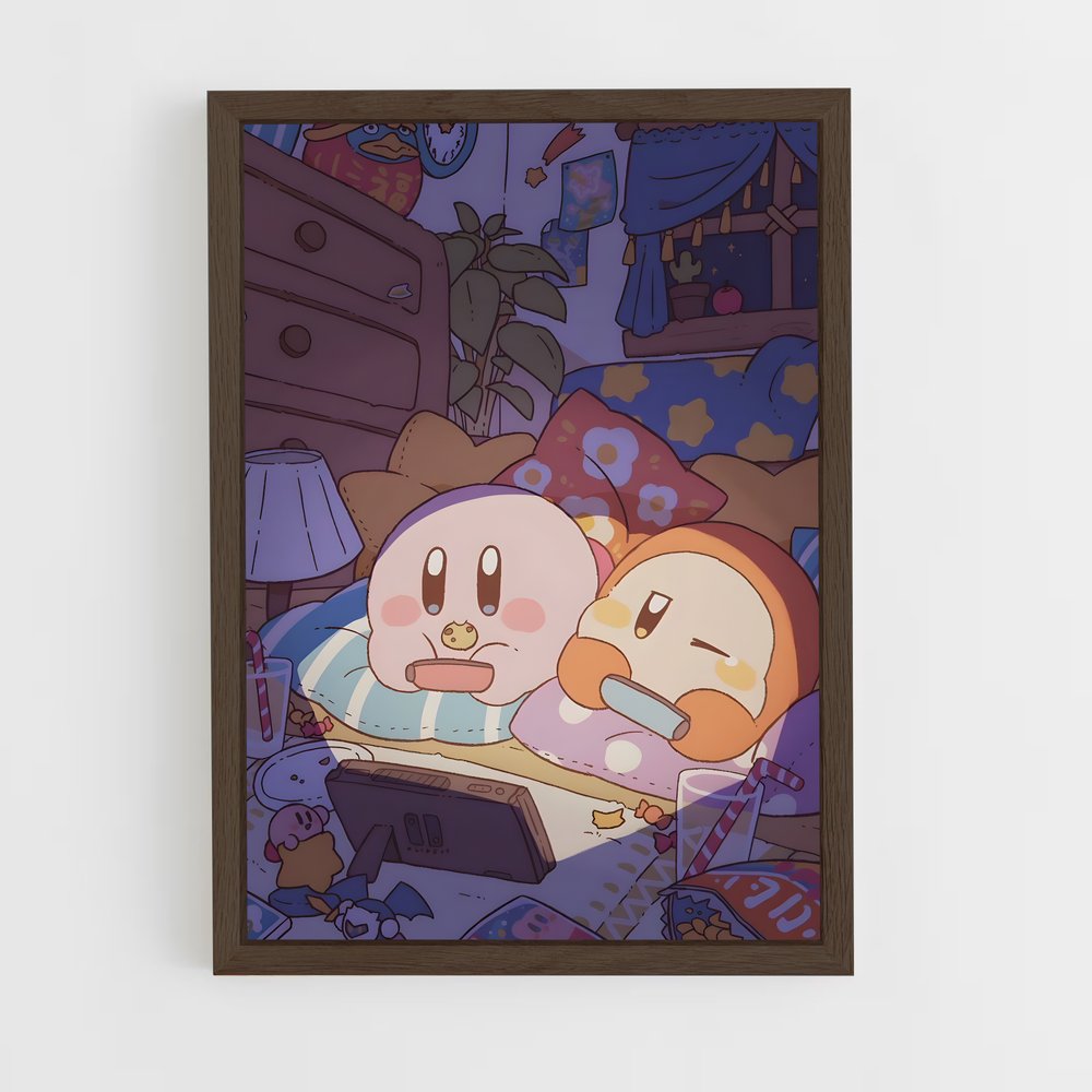 kirby-15 cadre Bois foncé