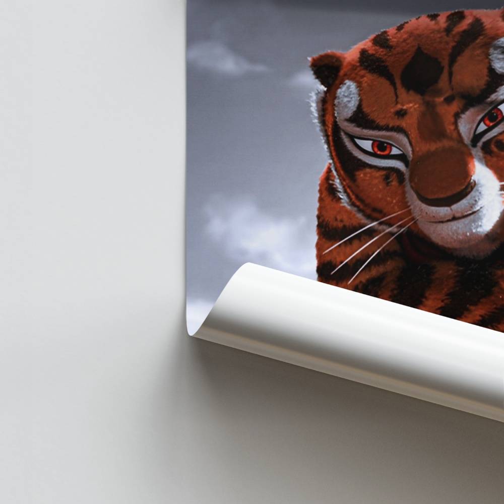 Tiger-Krieger-Poster