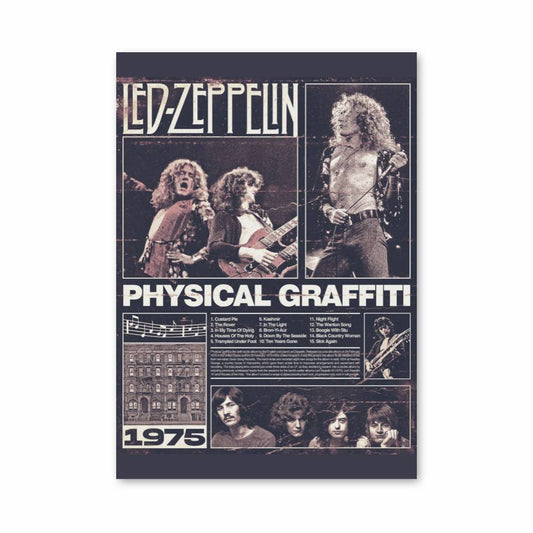 Poster Physical Graffiti 1975