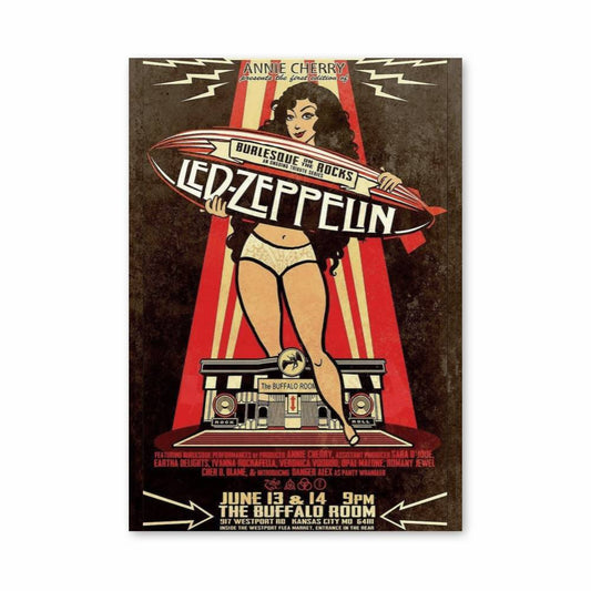Poster Zeppelin Vintage