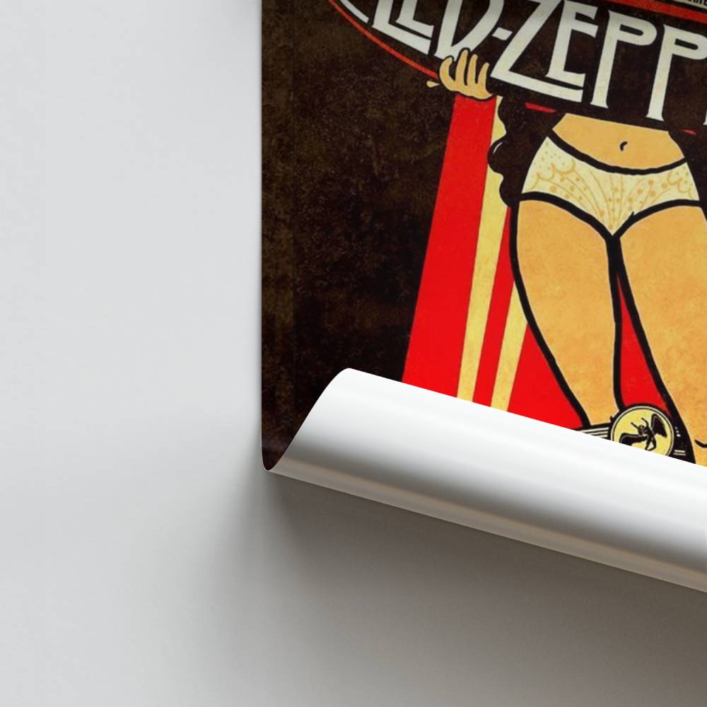 Vintages Zeppelin-Plakat