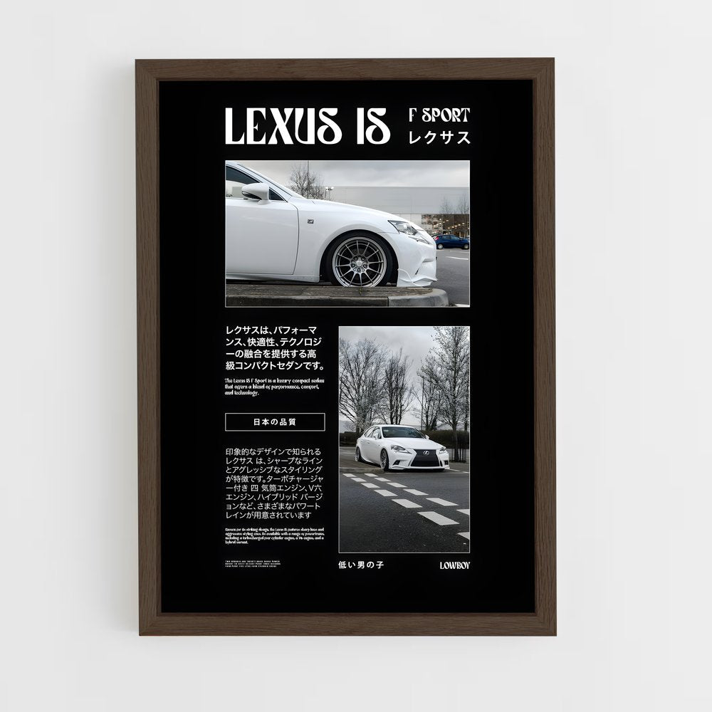 lexus-4 cadre Bois foncé