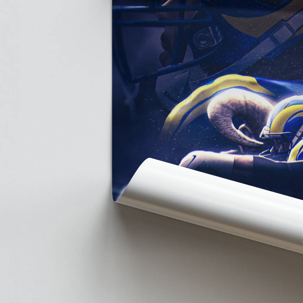 Poster Rams Schwung und Stärke