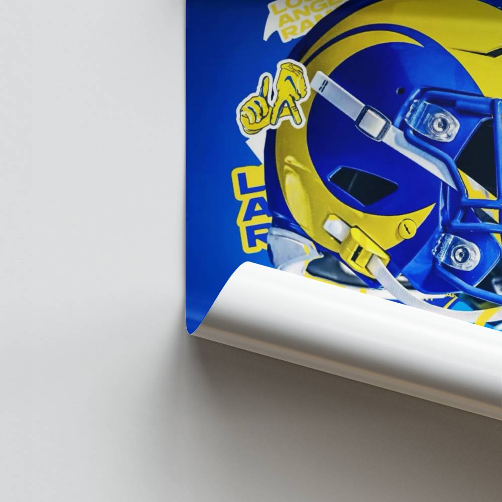 Rams leuchtendes Poster