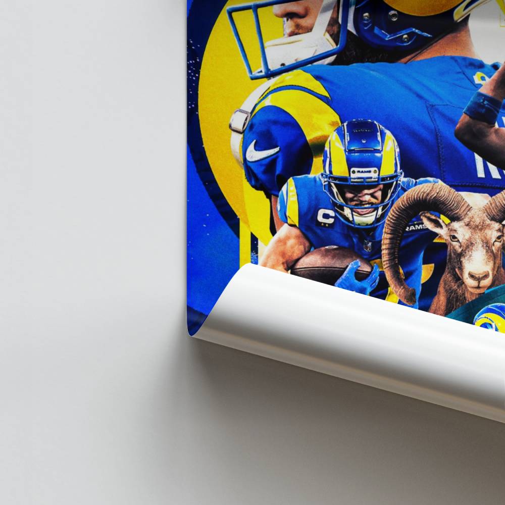 Rams-Siegesplakat