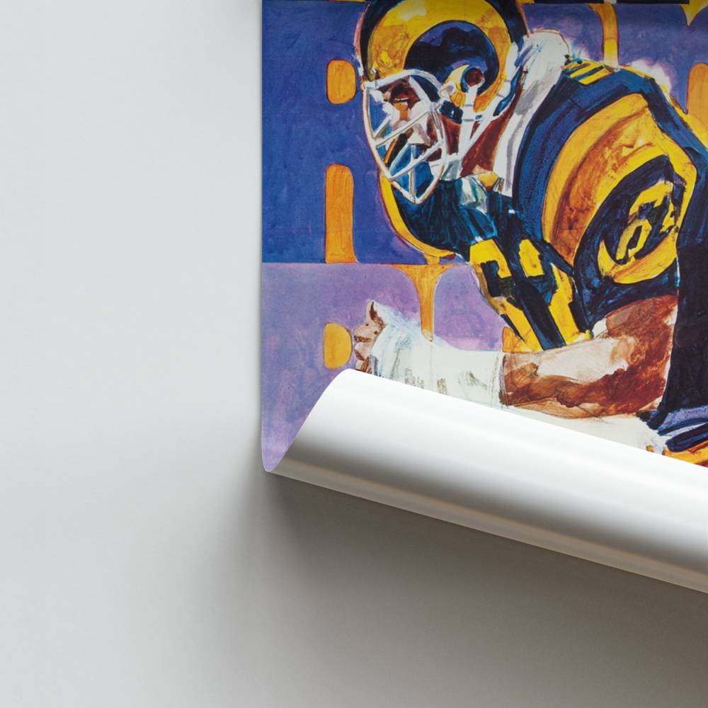 Rams Vintage Energy Poster