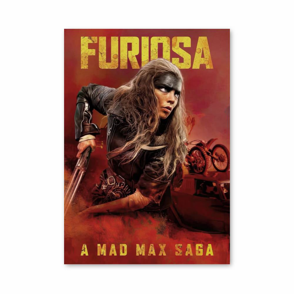 Poster Guerrière Sauvage