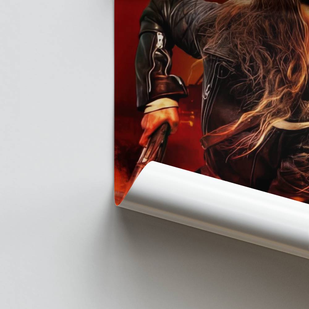 Wildes Krieger-Poster