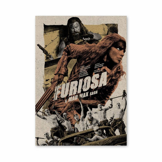 Poster Guerrière Désertique