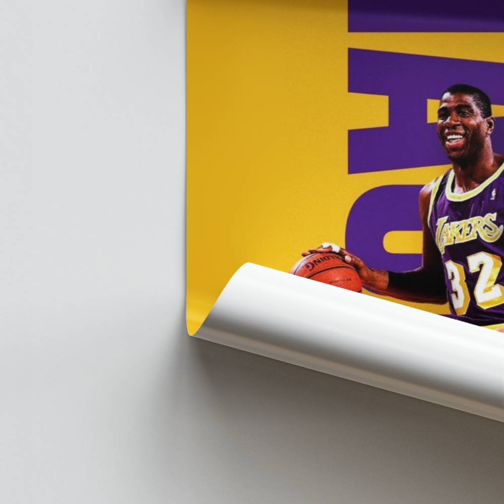 Magisches Basketball-Poster
