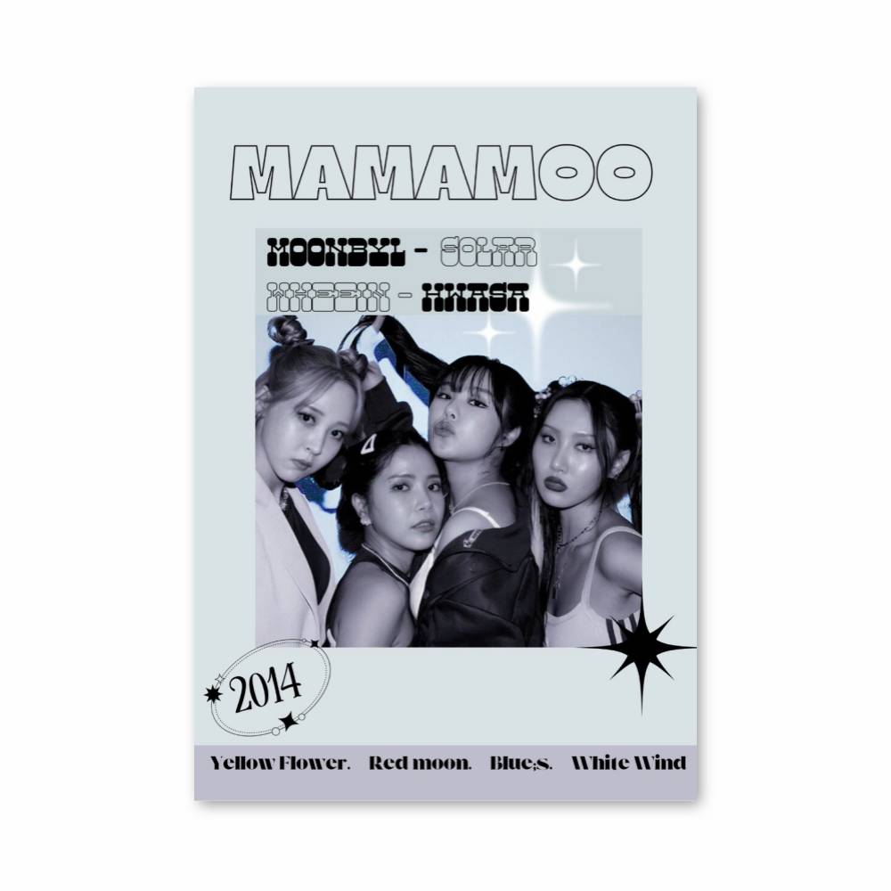 Poster Mamamoo Éclat Lunaire