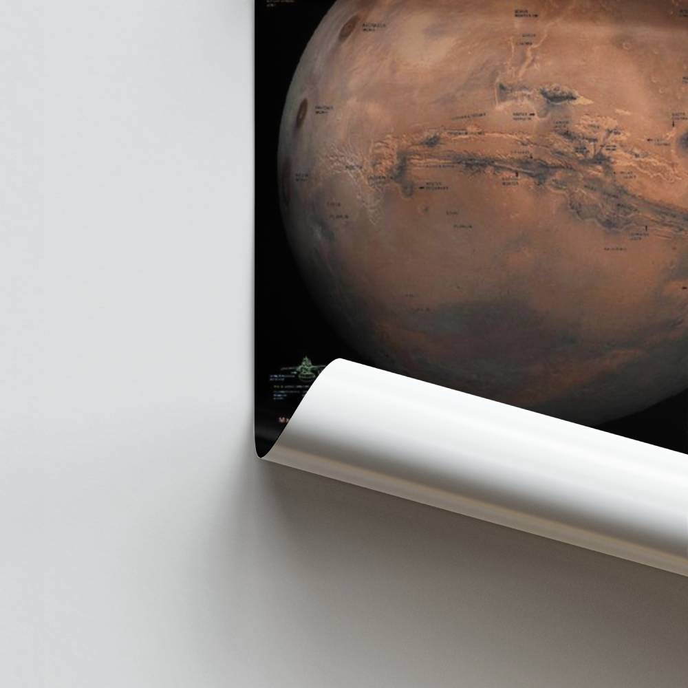 Poster zur Mars-Erforschung