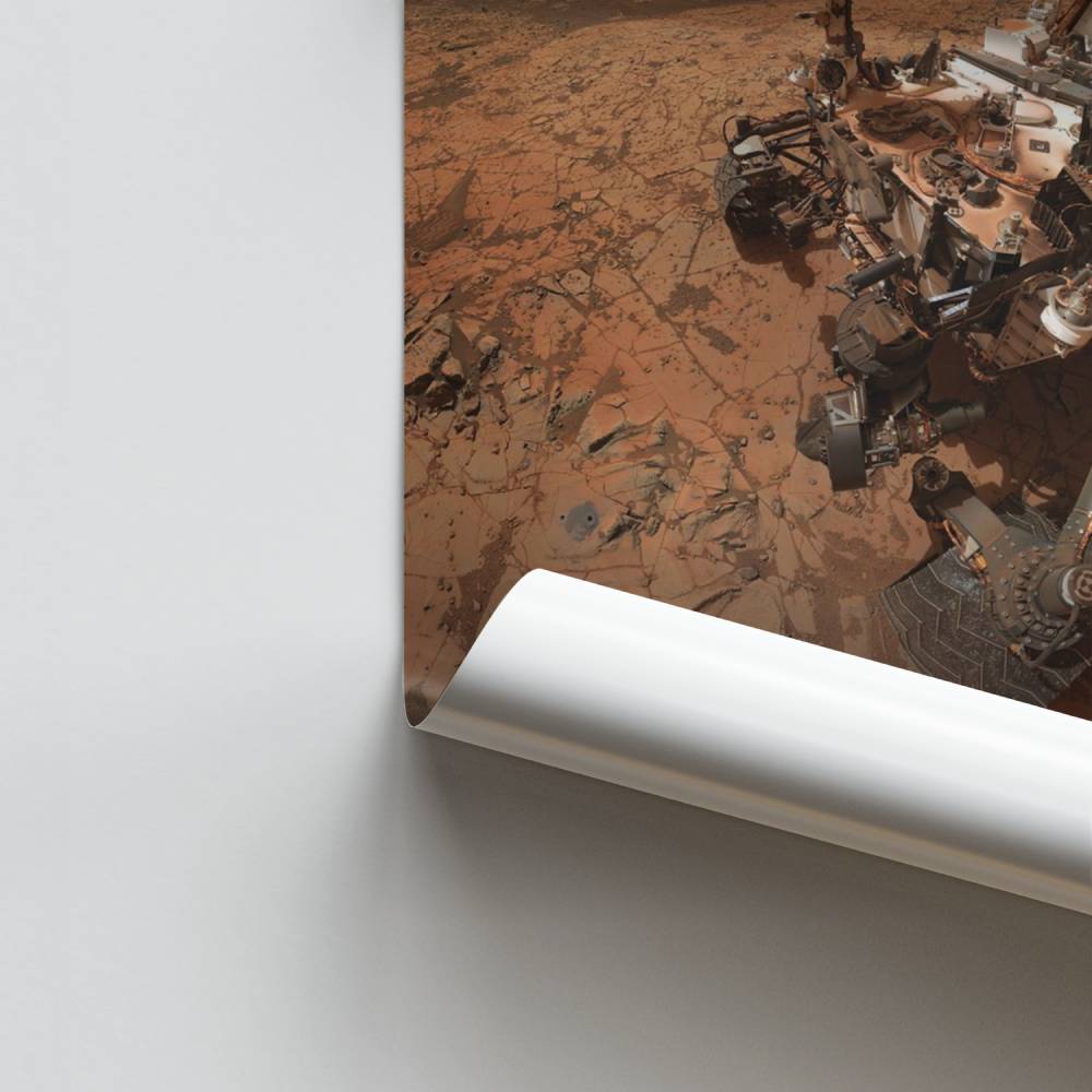 Rotes Rover-Poster