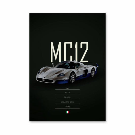 Poster Maserati MC12