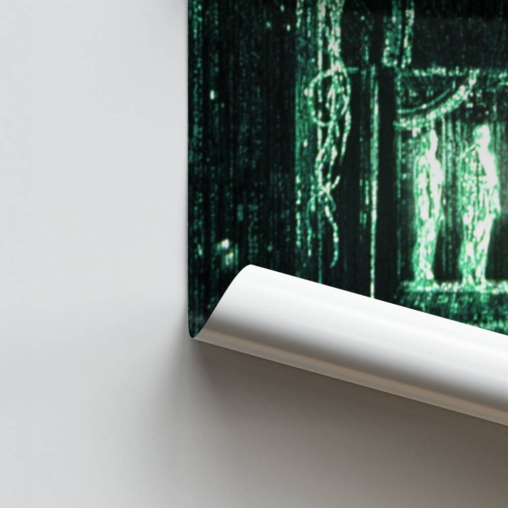 Rätselhaftes digitales Poster