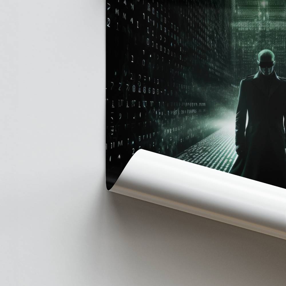 Digitales Enigma-Poster