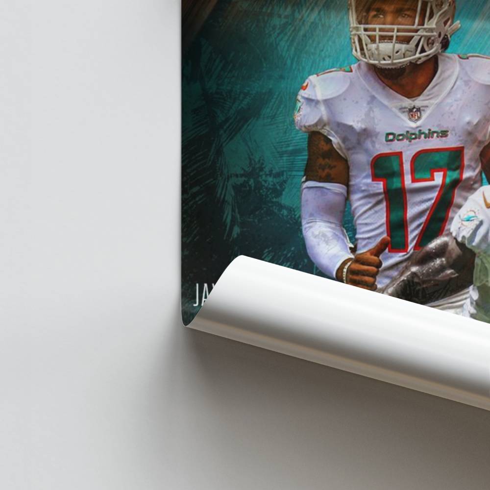 Poster Miami Dolphins Dynamique
