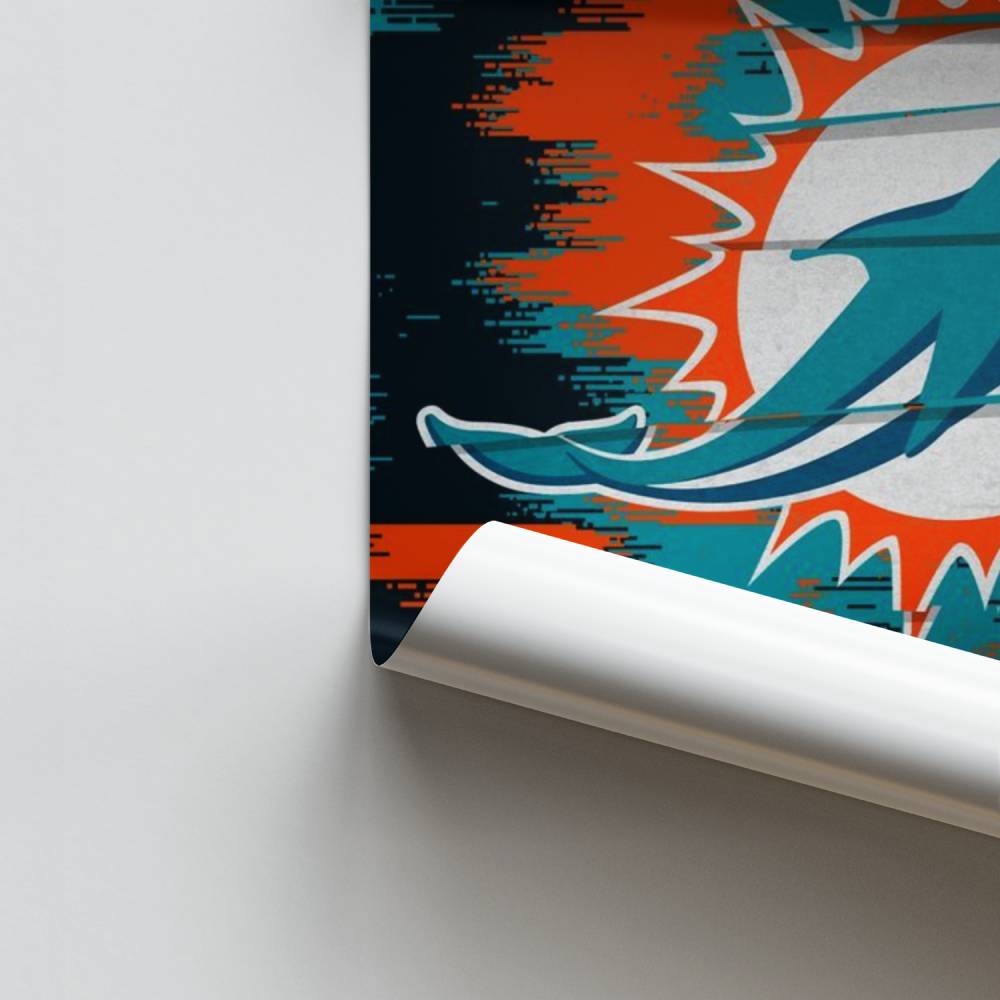 Miami Dolphins-Poster