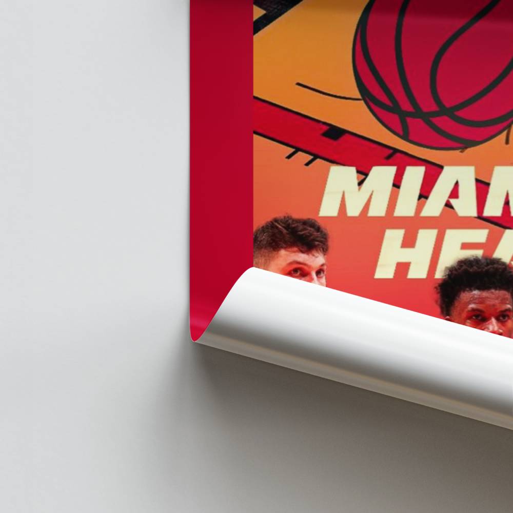 Poster Miami Heat Flames