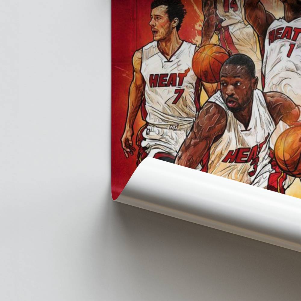 Dynamisches Miami Heat-Poster