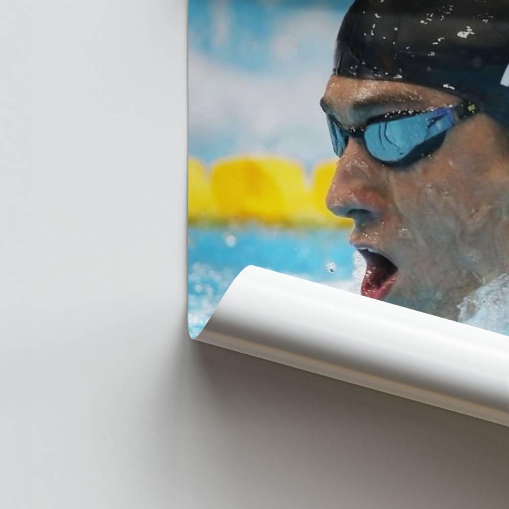Olympisches Schwimmer-Plakat