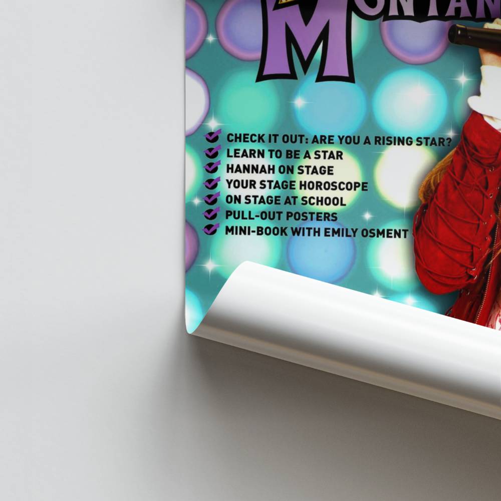 Poster Hannah Montana auf der Bühne