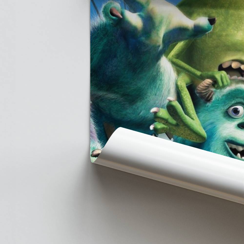 Poster Springende Monster