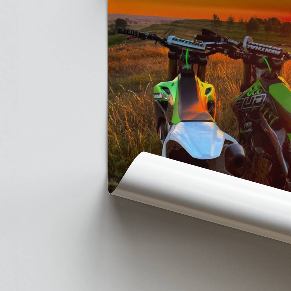 Sonnenuntergangsfahrt-Poster