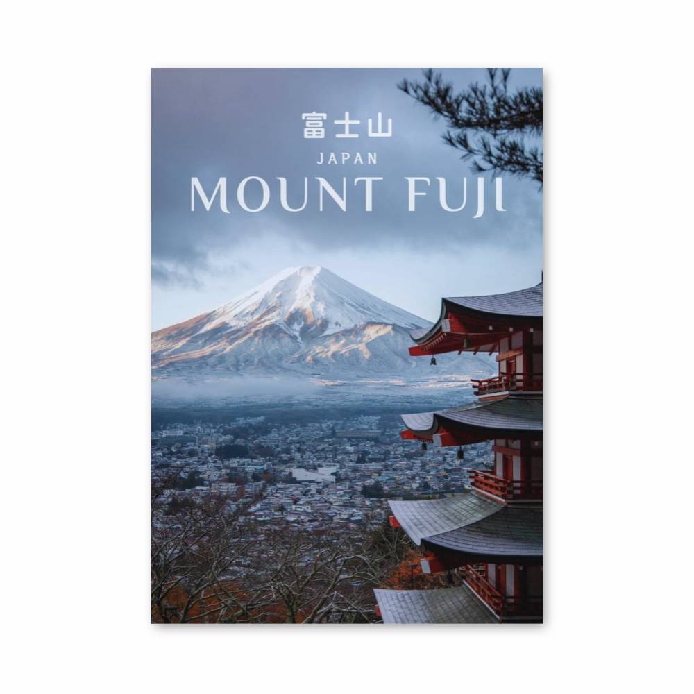 Poster Fuji Serenité