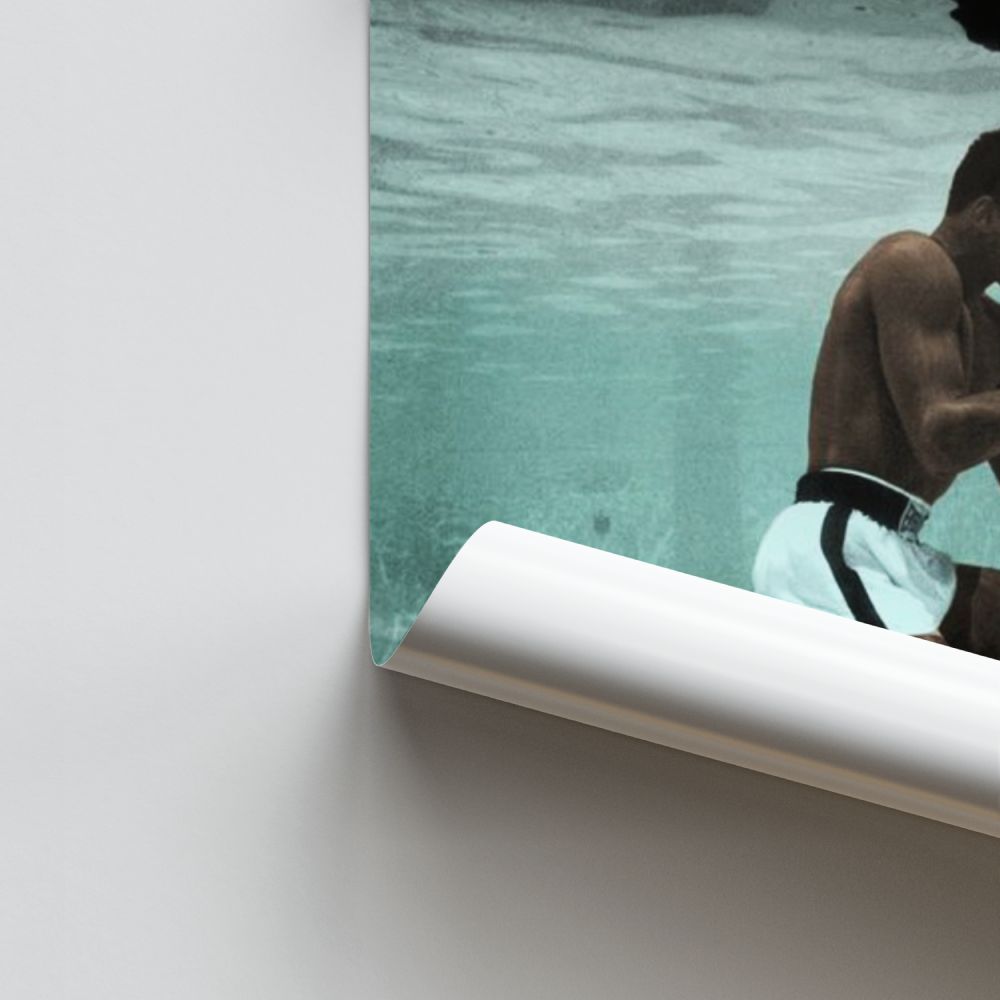 Poster Muhammad Ali Schwimmbad