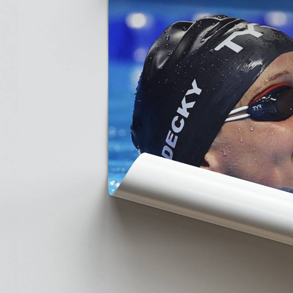 Schwimmendes Burst-Poster
