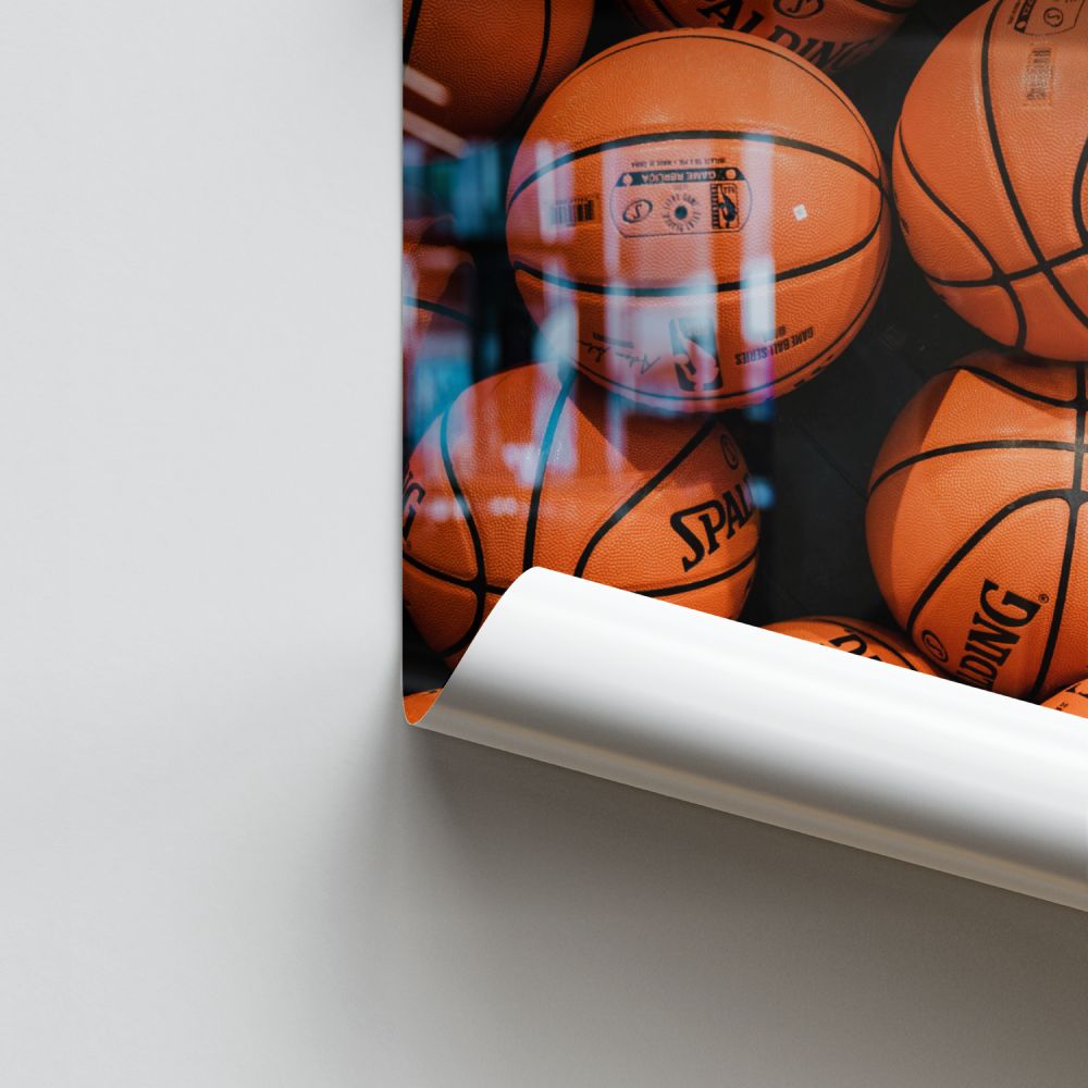 Poster Basketballbälle