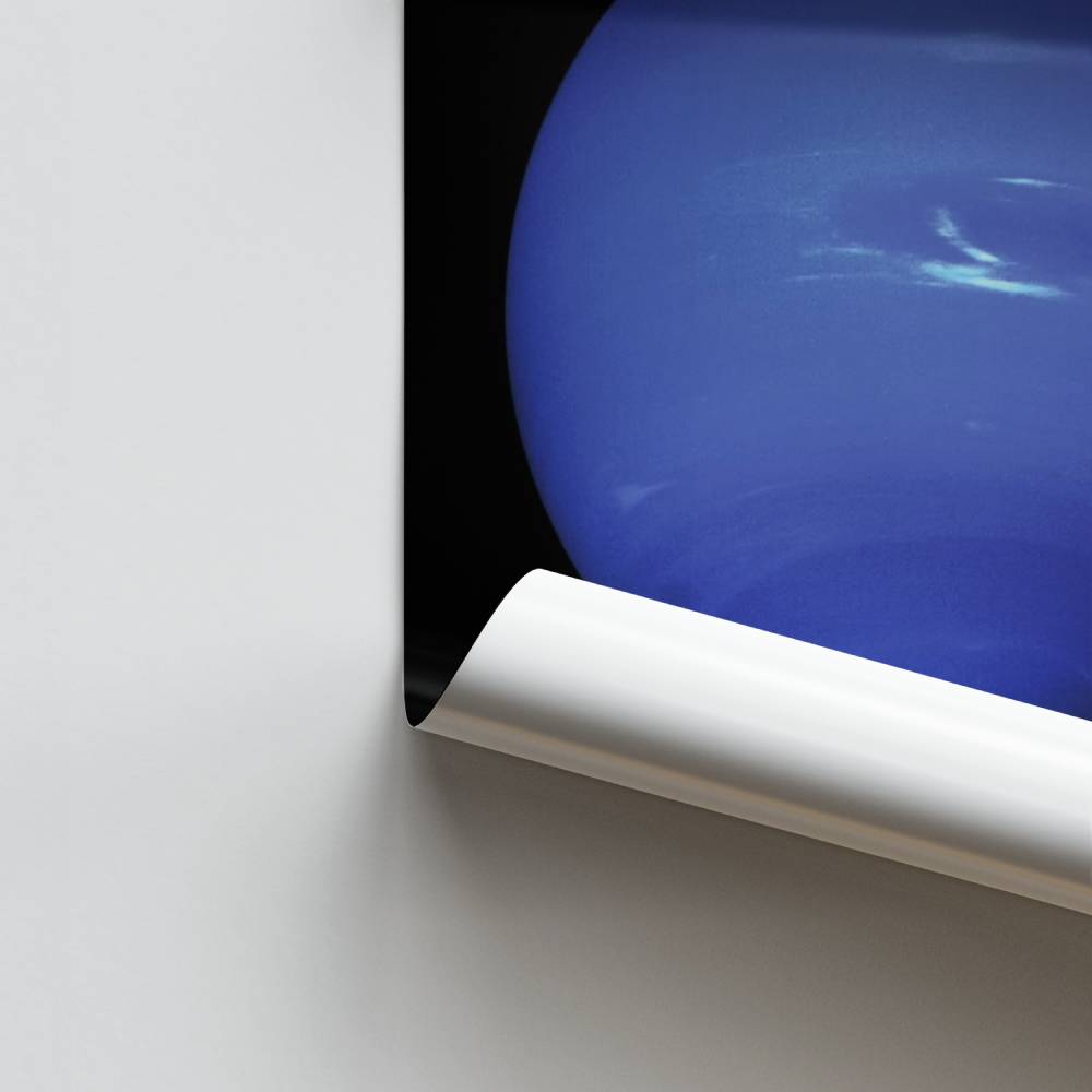 Blaues Neptun-Poster