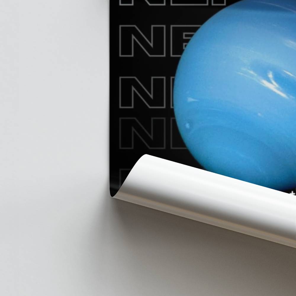Poster Neptun-Temperatur