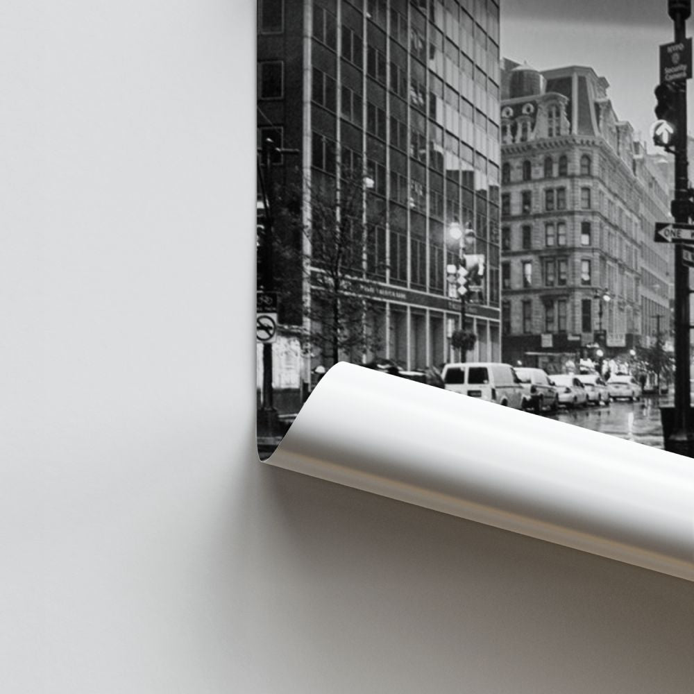 Poster New York Schwarz und Weiß