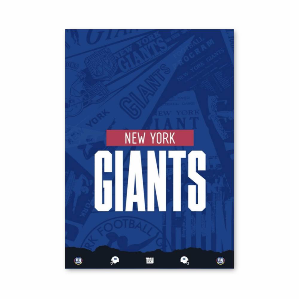 Poster New York Giants Heritage