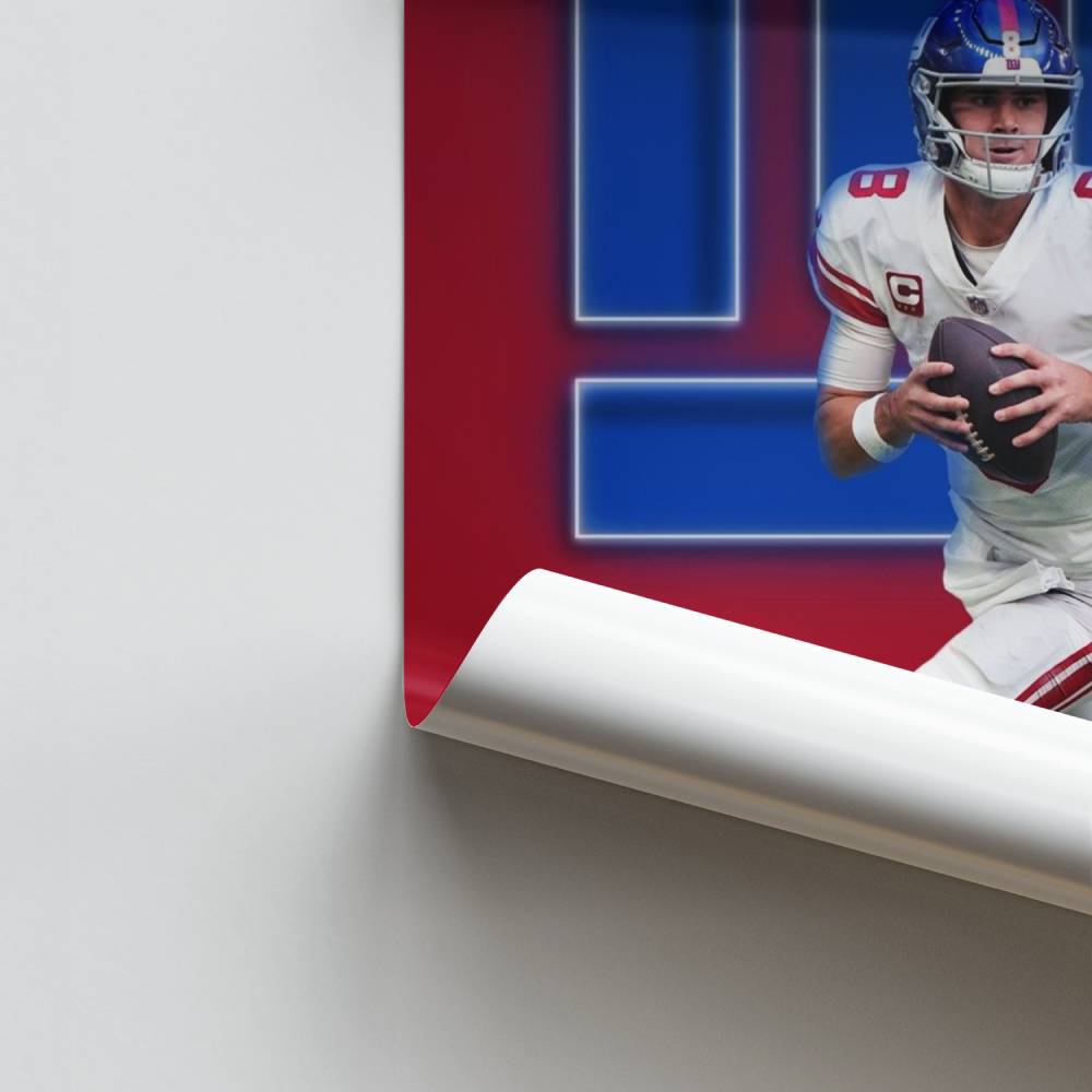 Poster New York Giants Quarterback
