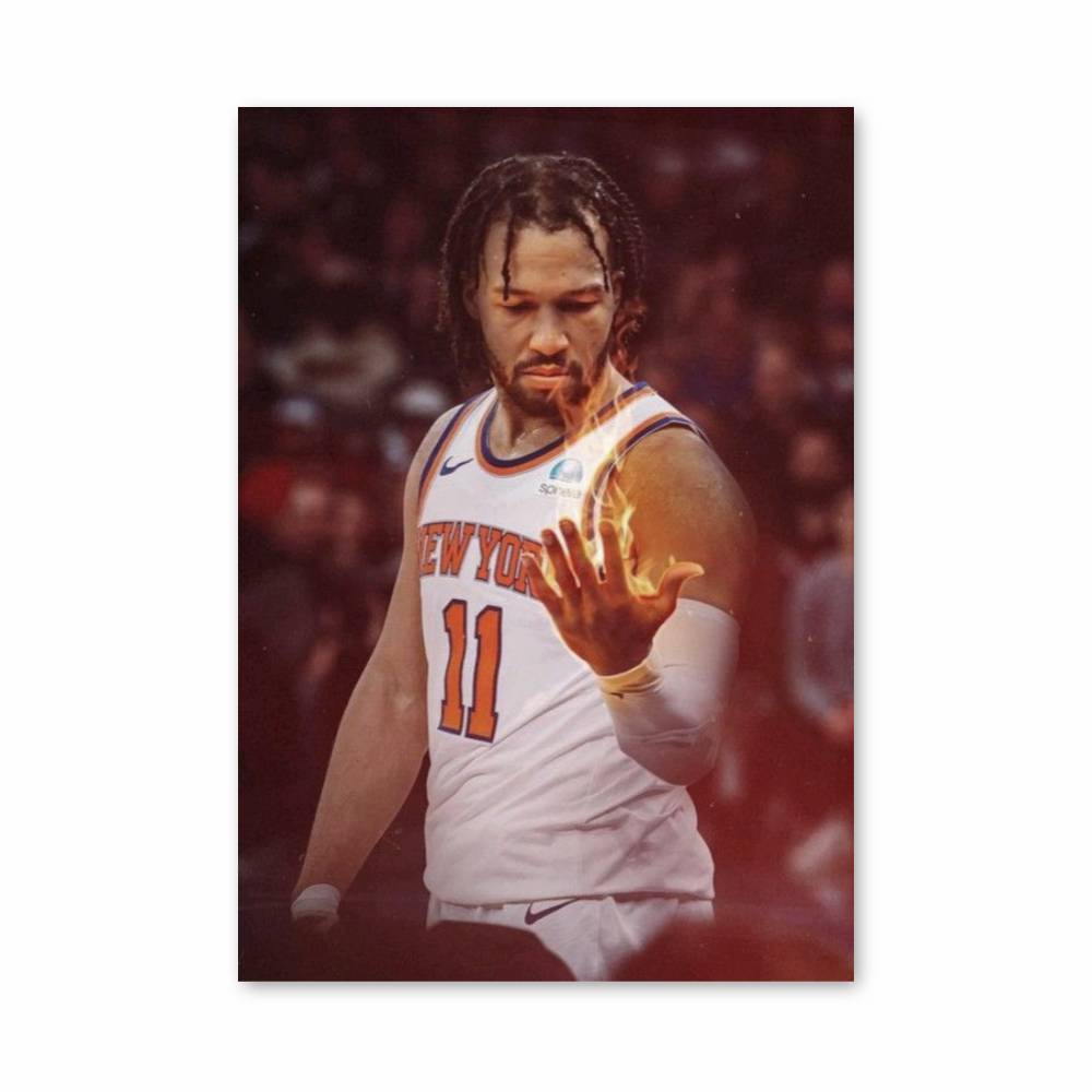 Poster Flamme des Knicks