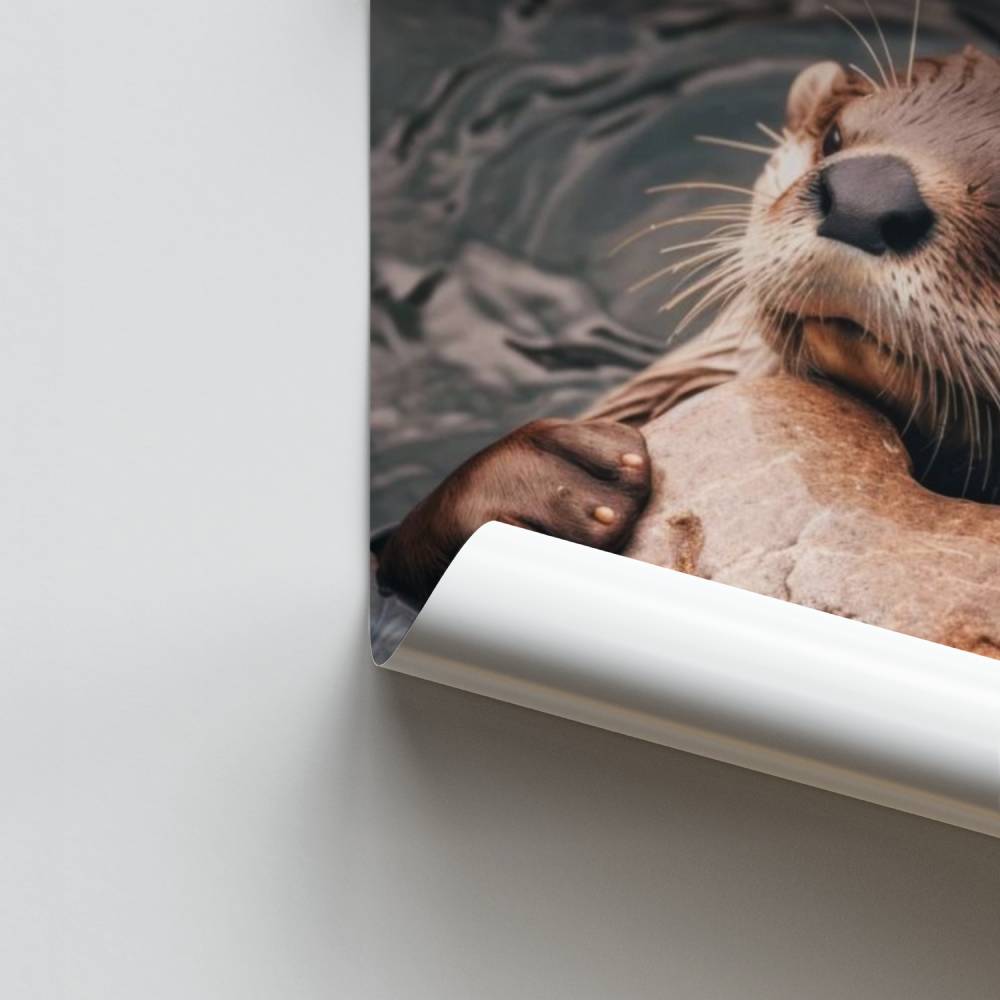 Kuschel-Otter-Poster